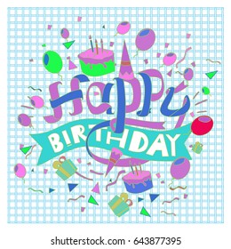 Make Wish Typography Design Cute Party Stock Vector (Royalty Free ...