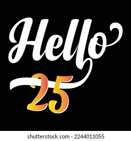 Happy birthday unique typography design.This is an editable vector file.