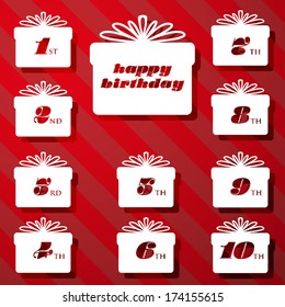 Happy birthday vector