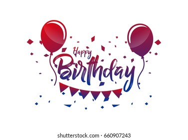 happy birthday vector