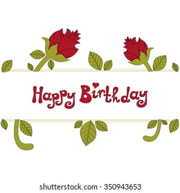 Happy Birthday vector background