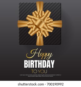 happy birthday Vector background for banner, poster, flyer