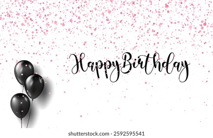 Happy Birthday Vector Background Design 