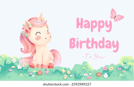 Happy Birthday Vector Background Design 