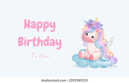 Happy Birthday Vector Background Design 