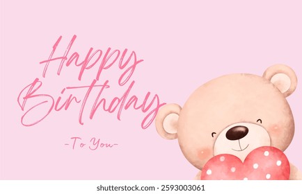 Happy Birthday Vector Background Design