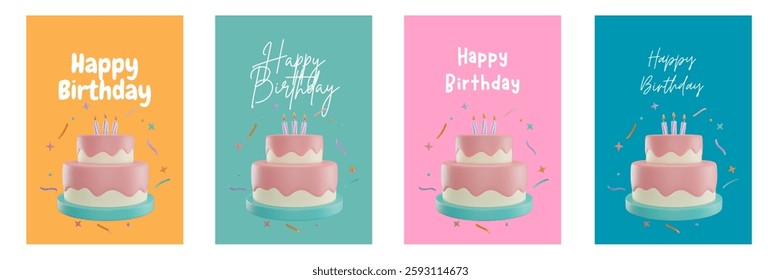 Happy Birthday Vector Background Design