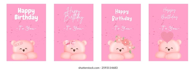 Happy Birthday Vector Background Design