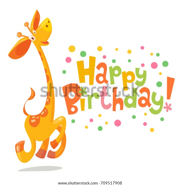 Happy Birthday Vector Card Baby Birthday Stock Vector (Royalty Free ...