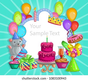 happy birthday vector design for greeting and banner
