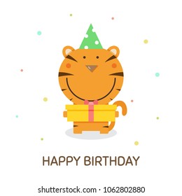 Happy Birthday. Vector illustration.