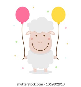 Happy Birthday. Vector illustration.