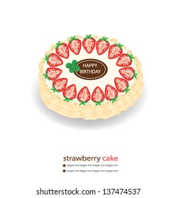 Happy birthday vector illustration