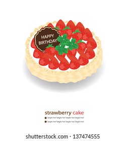 Happy birthday vector illustration