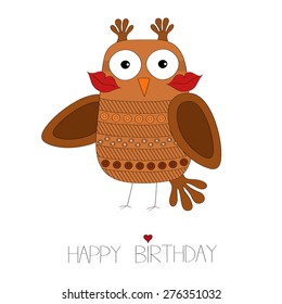 Happy birthday vector illustration
