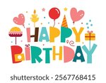 Happy Birthday Vector Image – Vibrant and Festive Designs.happy birthday vector images perfect for invitations, greeting cards, and celebration designs.