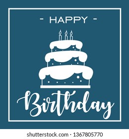 Happy Birthday Vector Template Design Illustration