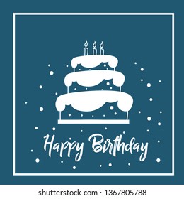 Happy Birthday Vector Template Design Illustration