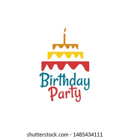 Happy Birthday Vector Template Design