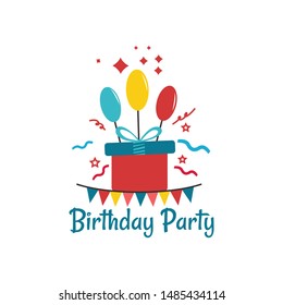 Happy Birthday Vector Template Design