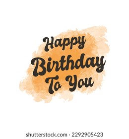 Happy Birthday Vector Template, perfect for office, company, school, social media, advertising, printing and more
