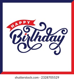 Happy birthday vector text style 0004