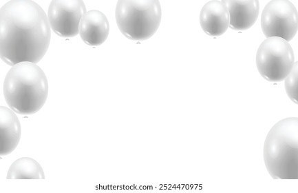 Feliz aniversário vetor fundo transparente. fita e confete estrelas