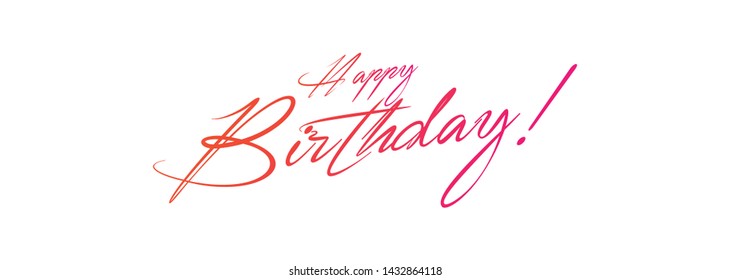 Happy Birthday Vector typography background for photo overlay or heading, title for compliment card -- birthday, office party, posters, flyers, greeting cards, arts and craft, Wallpaper etc.