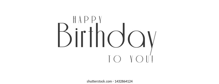 Happy Birthday Vector typography background for photo overlay or heading, title for compliment card -- birthday, office party, posters, flyers, greeting cards, arts and craft, Wallpaper etc.