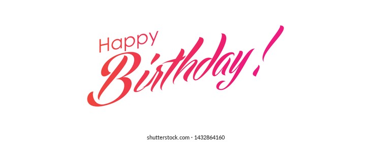 Happy Birthday Vector Typography Background For Photo Overlay Or Heading, Title For Compliment Card -- Birthday, Office Party, Posters, Flyers, Greeting Cards, Arts And Craft, Wallpaper Etc.