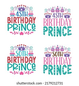 Happy Birthday  vintage, typography T shirt design And SVG Design Bundle, Vector EPS Editable Files Bundle, can you download this Designs Bundle for your business.