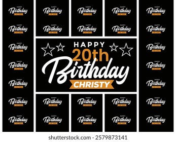 Happy Birthday Wishing Background vector design - happy bday to you dear