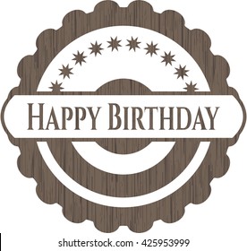 Happy Birthday wooden signboards