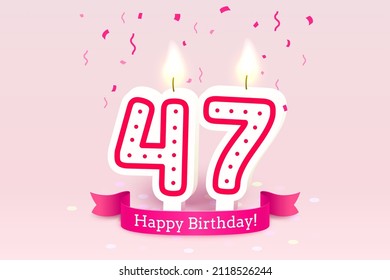 2,397 Happy birthday 47 Images, Stock Photos & Vectors | Shutterstock