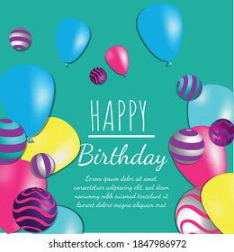 Happy Birthday To You Background Vector
