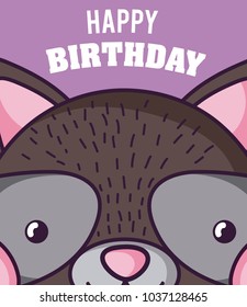 Happy birthday to you cat cartoon