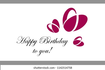 
Happy Birthday to you! Greeting card.