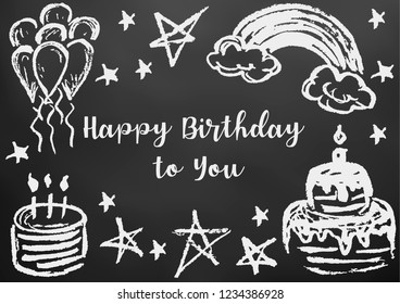 Royalty Free Birthday Black Board Stock Images Photos Vectors