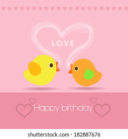 happy birthday to you with two birds