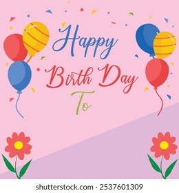 Feliz aniversário para você arquivo vetorial