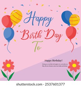 Happy Birthday To You vector file