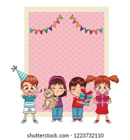 Happy bithday kids card