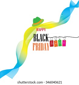 Happy black friday, banner sale