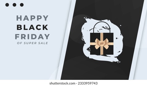 Happy Black Friday Celebration Vector Design Illustration for Background, Poster, Banner, Advertising, Greeting Card