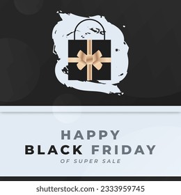Happy Black Friday Celebration Vector Design Illustration for Background, Poster, Banner, Advertising, Greeting Card