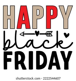Archivo vectorial de Happy Black Friday
