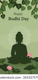 Happy Bodhi Day Enlightenment Vector Art Collection