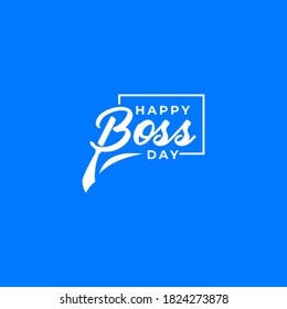 Happy Boss Day Vector Design Illustration Stock Vector (Royalty Free ...