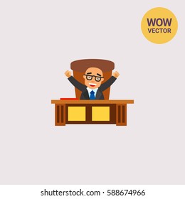 Happy Boss Icon