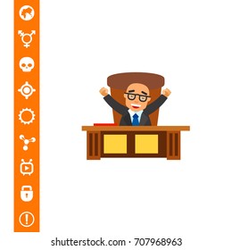 Happy Boss Icon